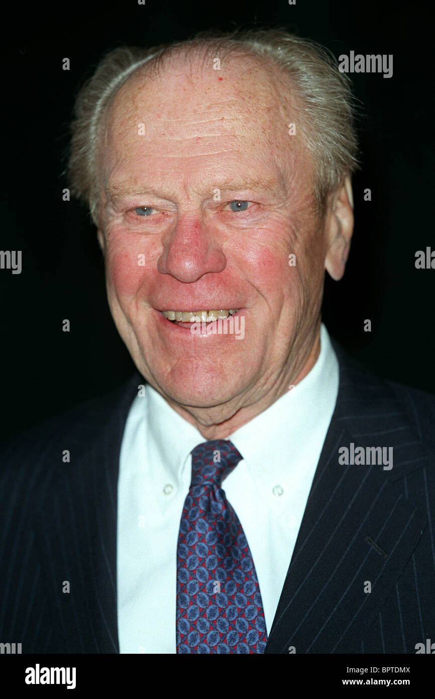 GERALD FORD FORMER U.S.PRESIDENT 28 March 2000 Stock Photo