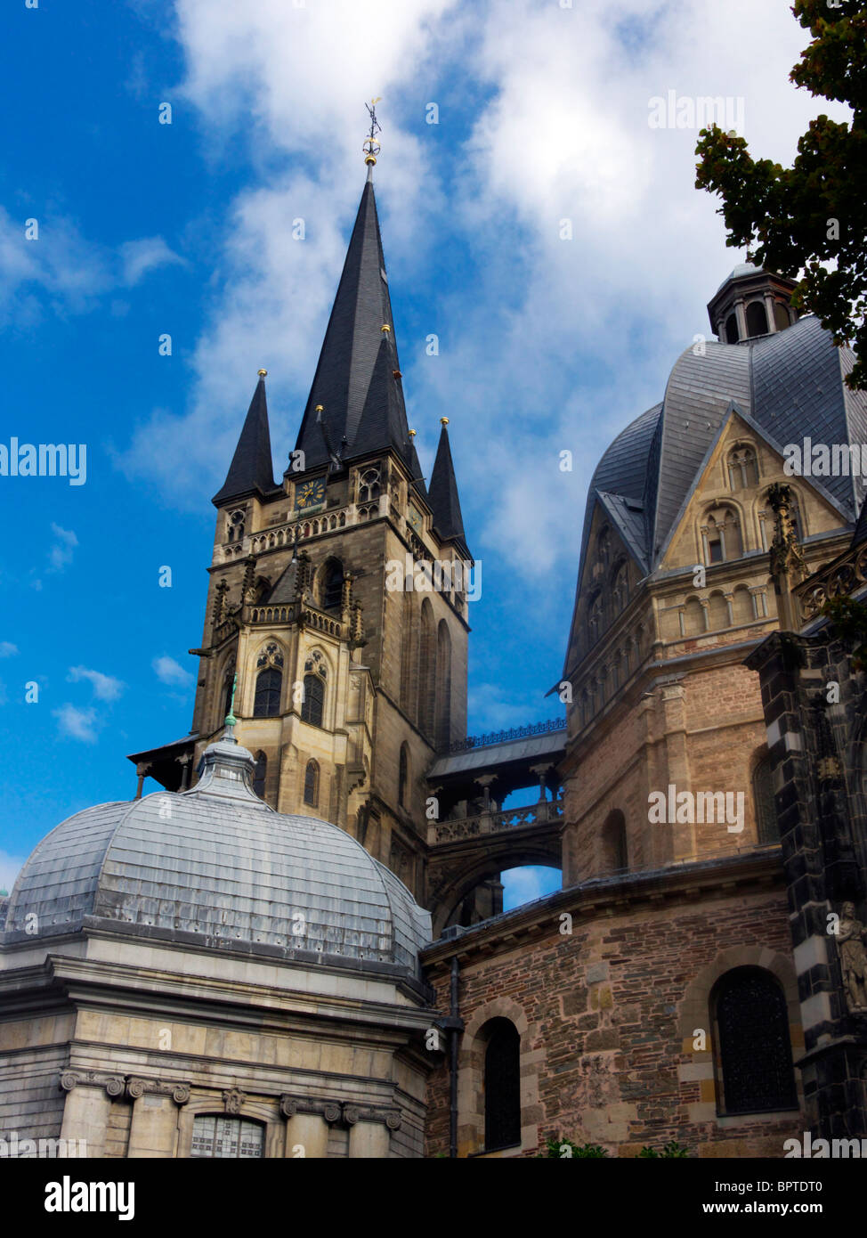 Aachen Kaiserdom Cathedral Stock Photo