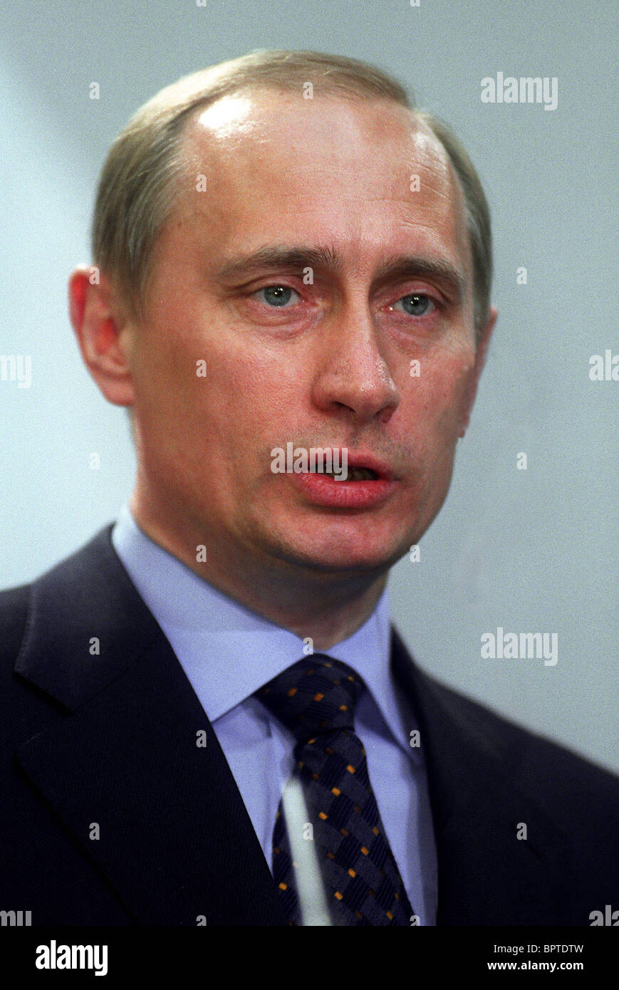 VLADIMIR PUTIN PRESIDENT OF RUSSIA 17 April 2000 Stock Photo