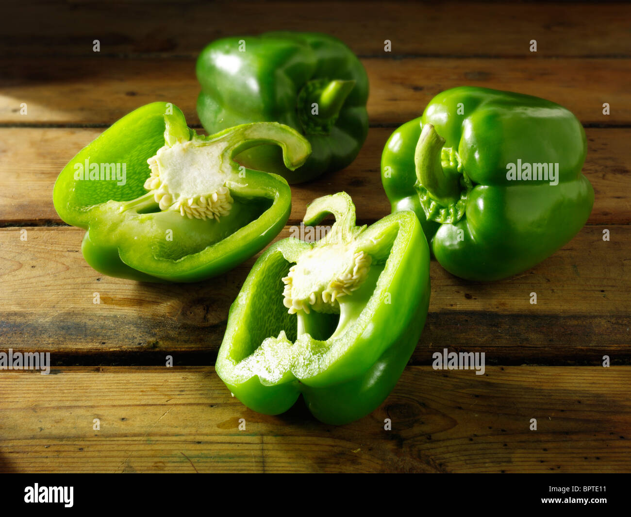 Green bell pepper photos hi-res stock photography and images - Alamy