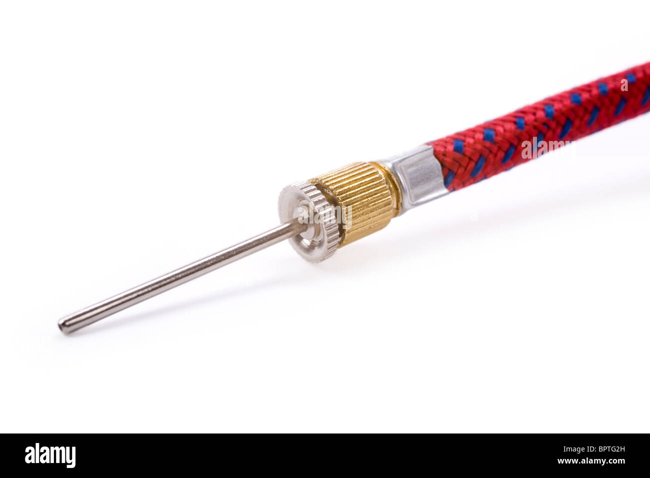Air Pump Needle with white background Stock Photo Alamy