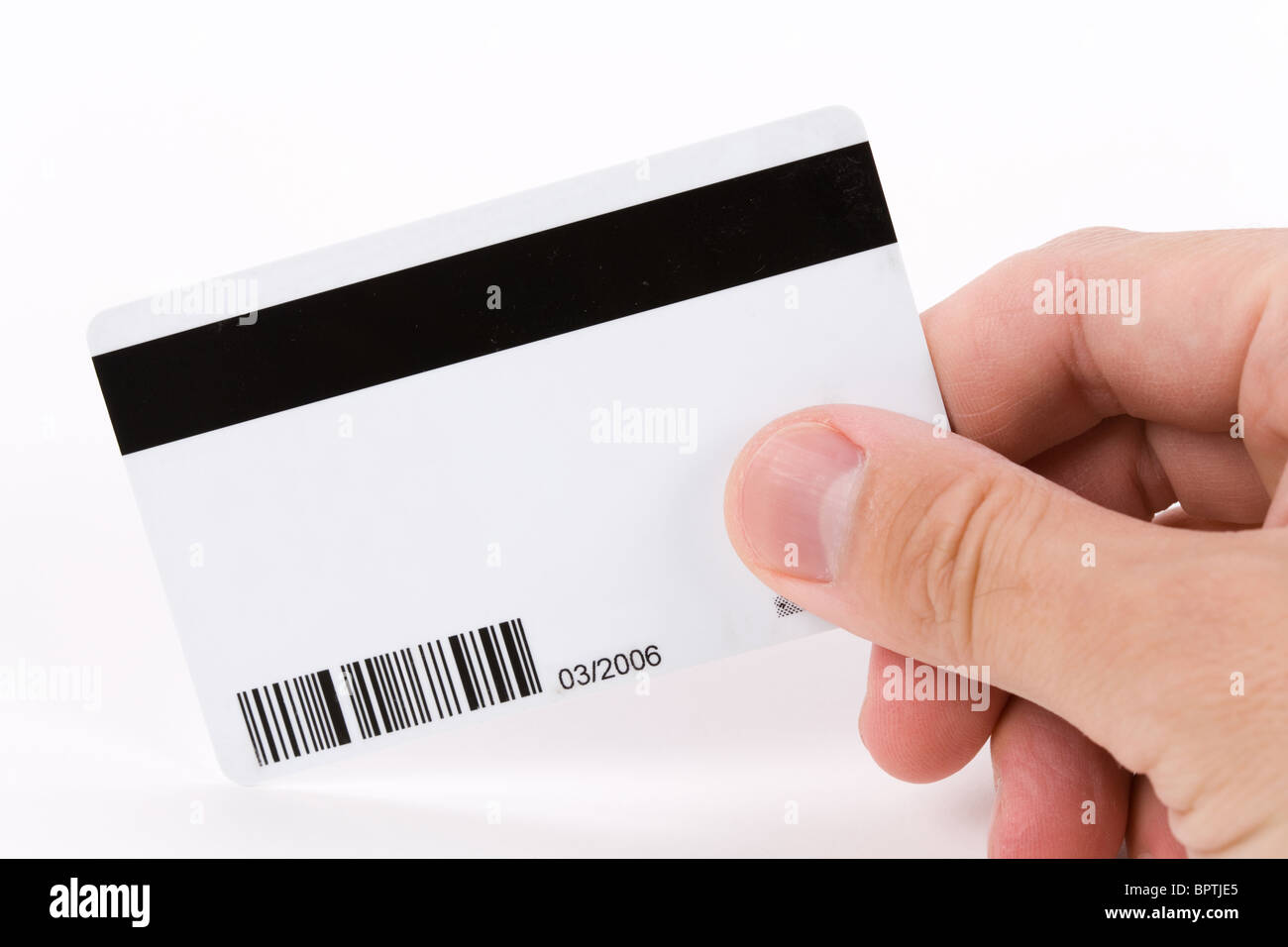 Plastic Digital Data Card close up Stock Photo - Alamy