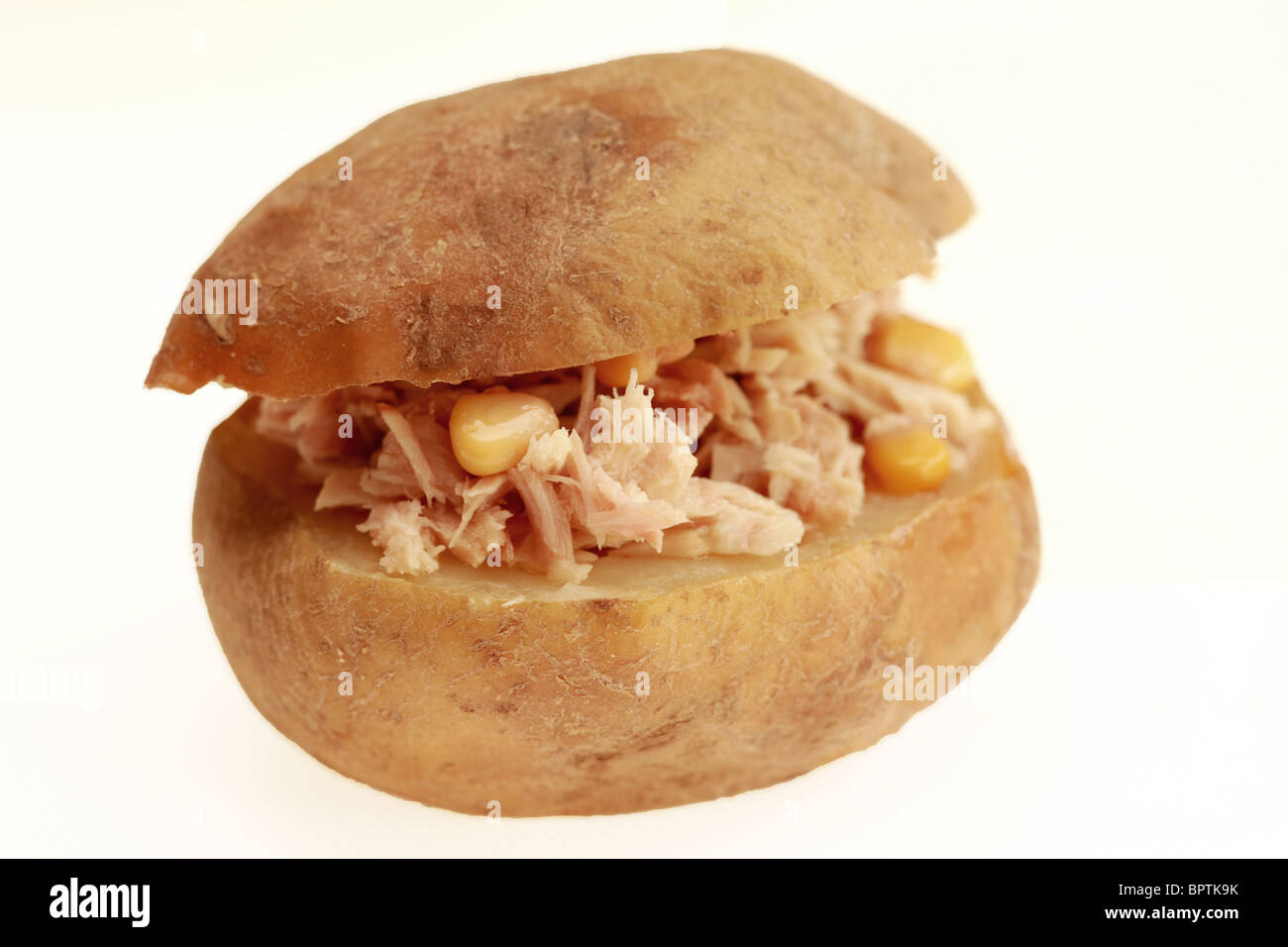 Jacket Potato with Tuna and Sweetcorn Stock Photo Alamy