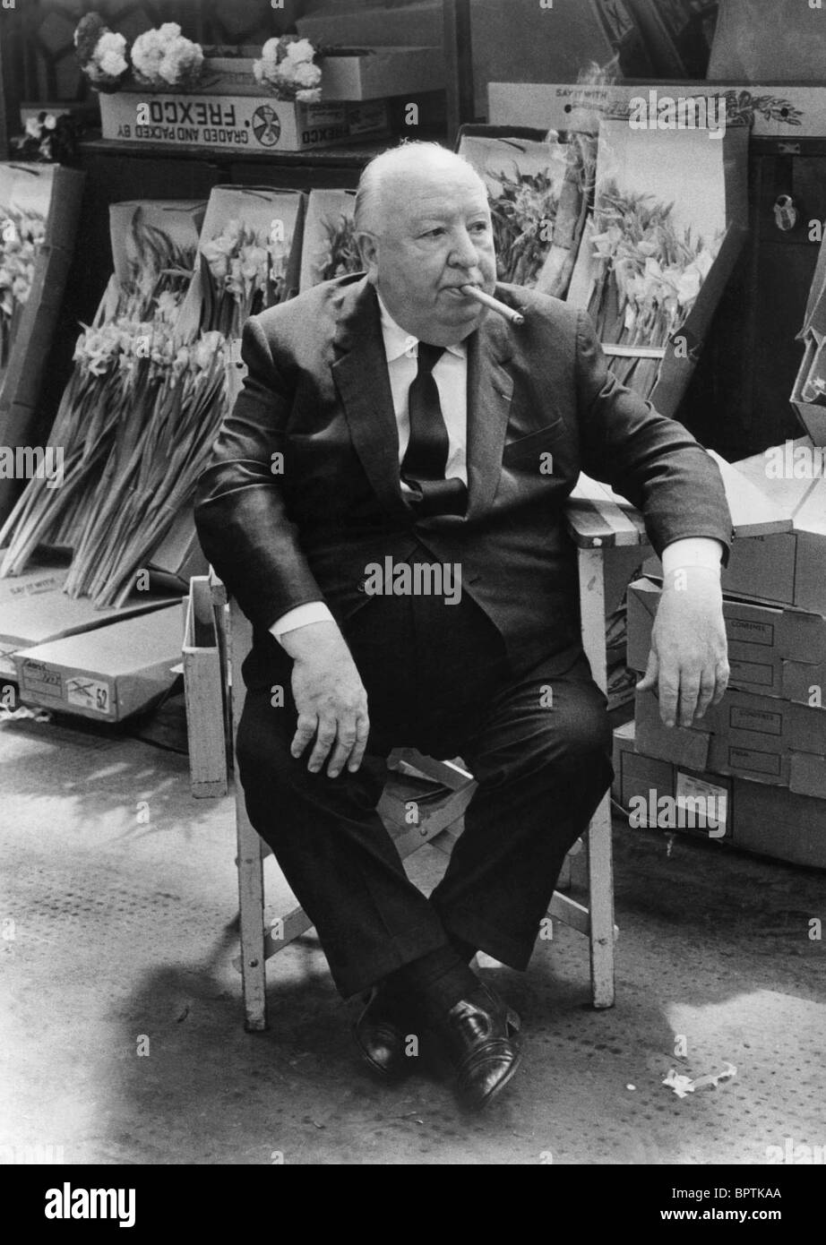 ALFRED HITCHCOCK DIRECTOR 'FRENZY' (1972) Stock Photo
