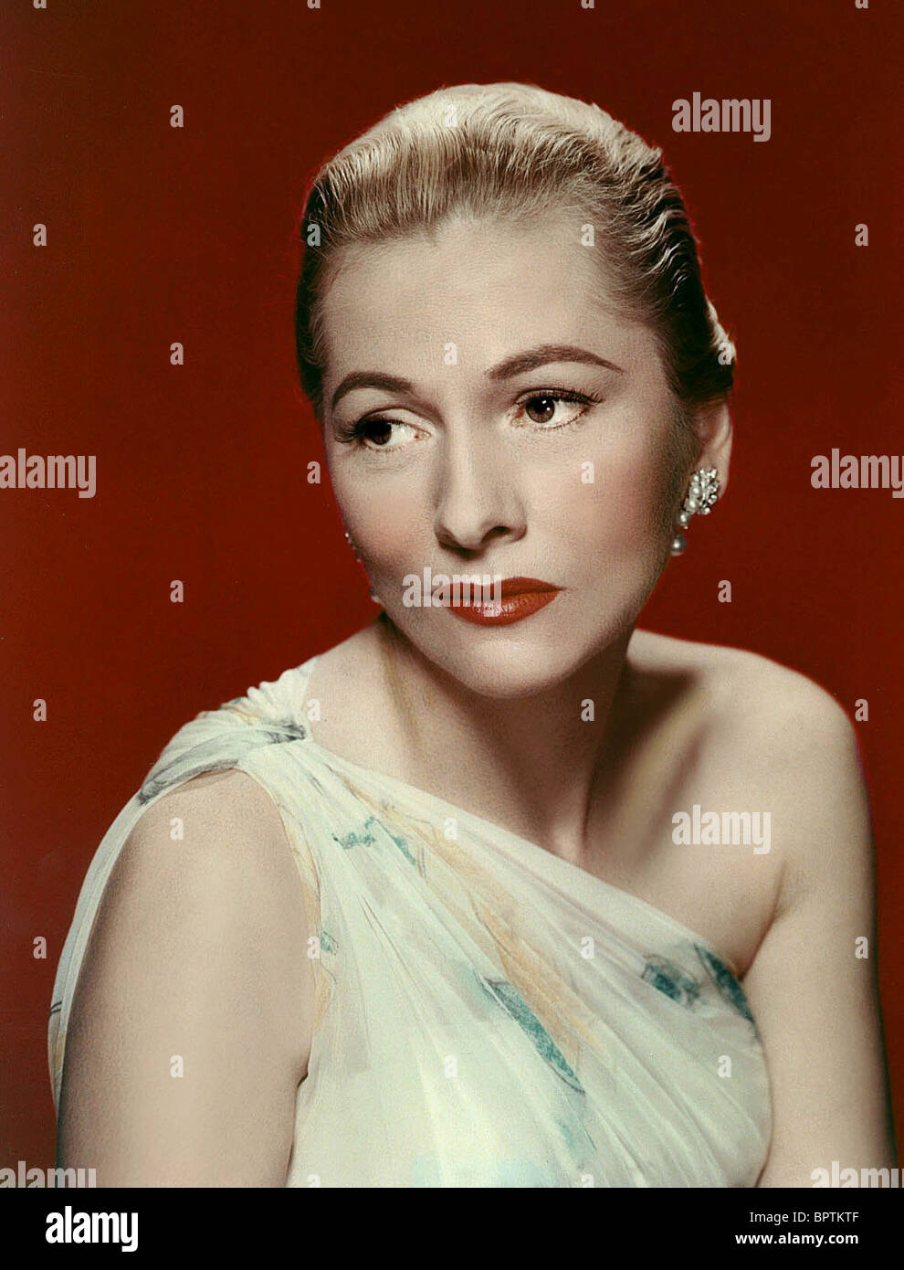 JOAN FONTAINE ACTRESS (1958) Stock Photo