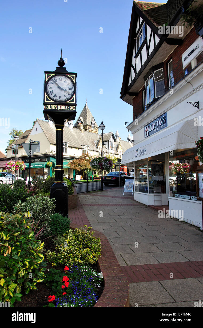 Chobham Road, Sunningdale, Berkshire, England, United Kingdom Stock
