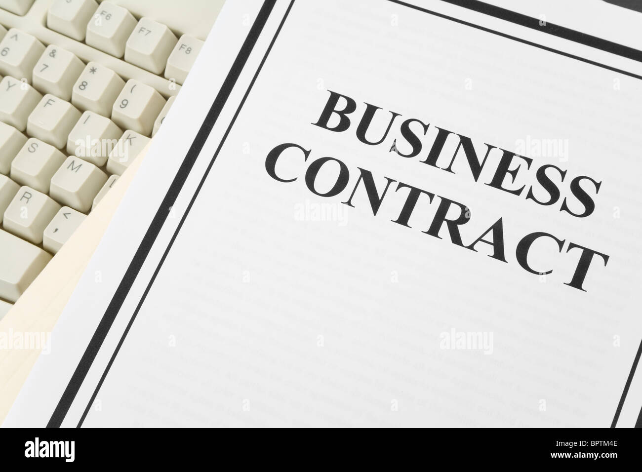 Computer contract hi-res stock photography and images - Alamy