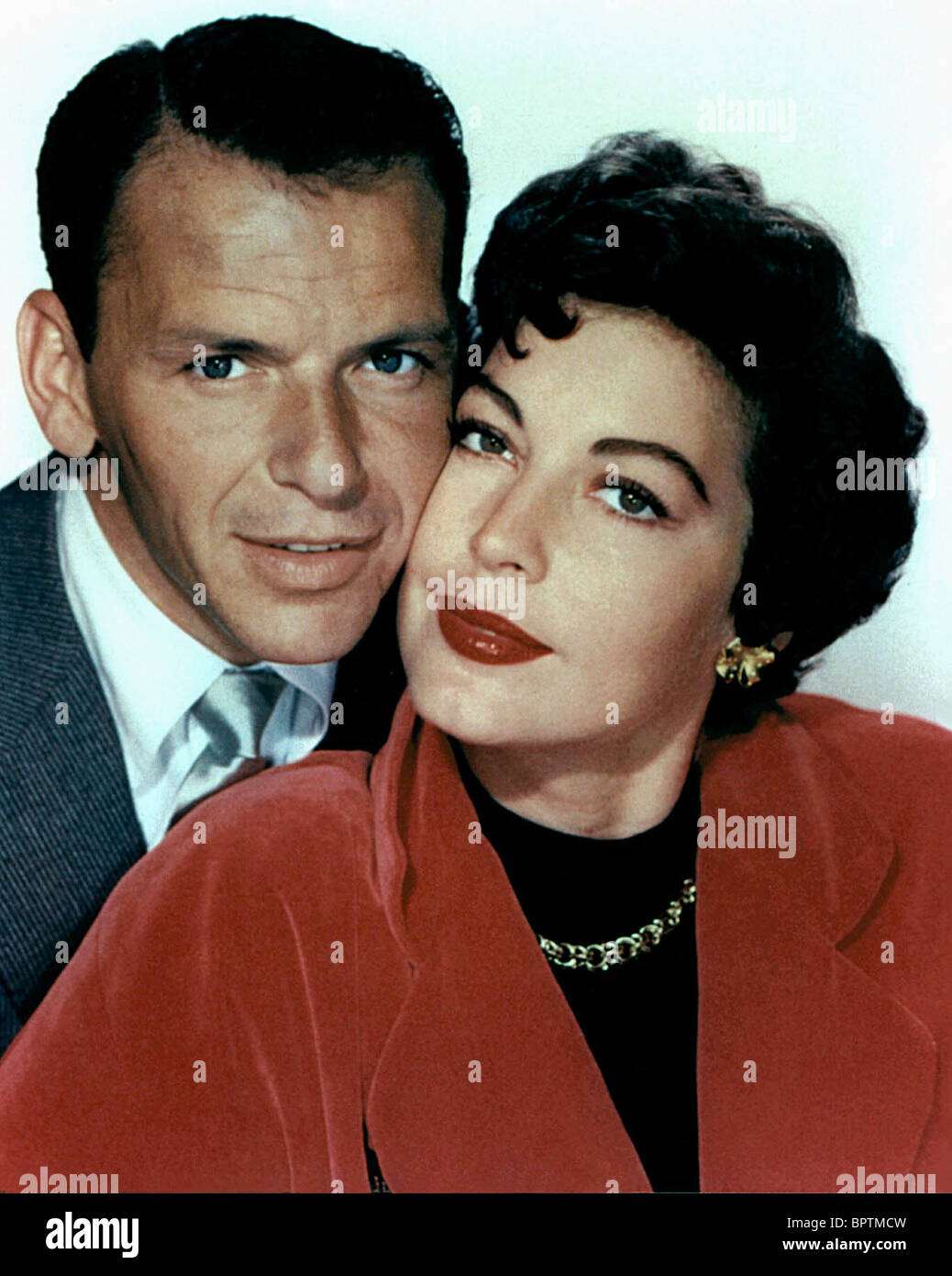 FRANK SINATRA & AVA GARDNER MARRIED ACTOR/SINGER & ACTRESS (1955) Stock Photo
