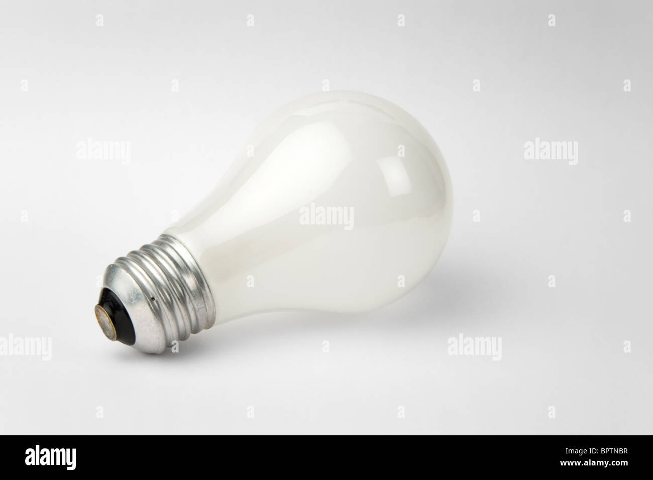 Light Bulb close up shot Stock Photo