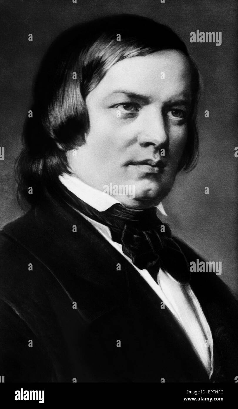 ROBERT SCHMANN COMPOSER (1850) Stock Photo