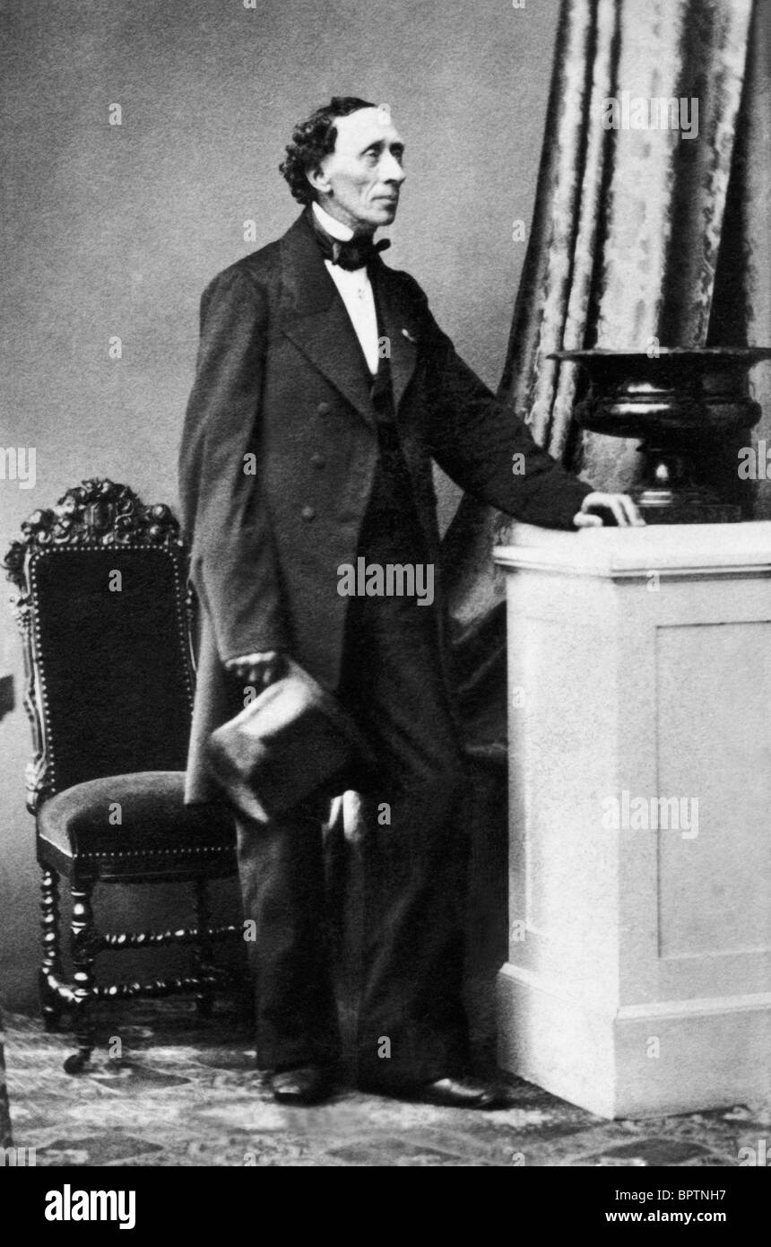 HANS CHRISTIAN ANDERSEN WRITER AUTHOR (1855 Stock Photo Alamy