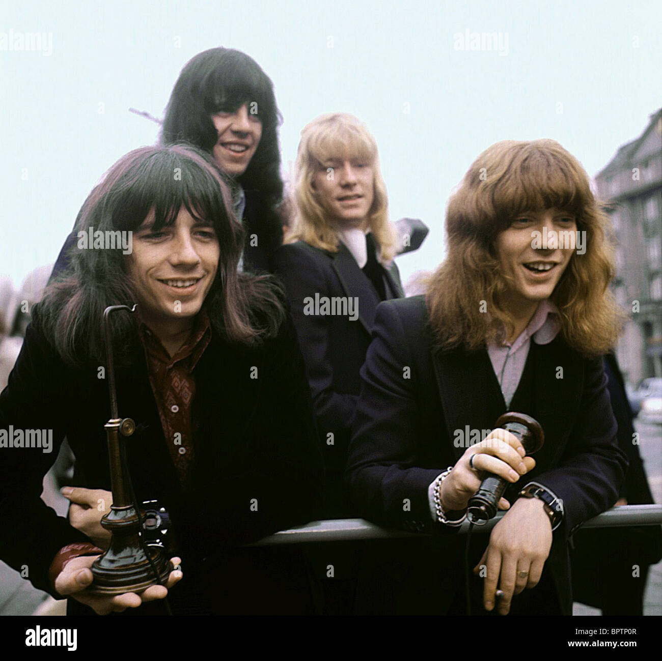 THE SWEET THE SWEET GLAM ROCK BAND (1971 Stock Photo 