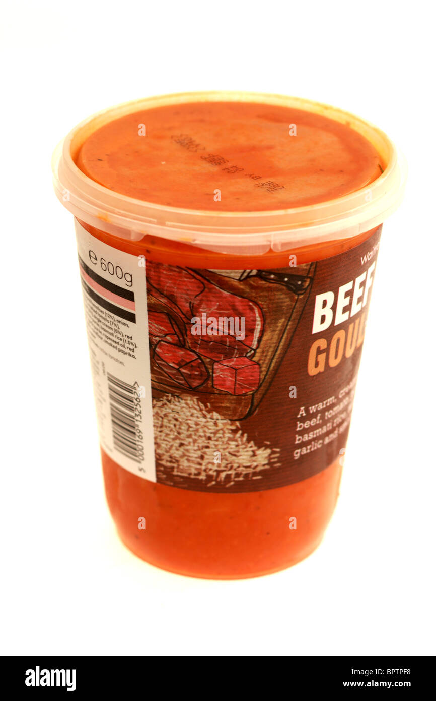 Waitrose Beef Goulash Soup Stock Photo Alamy