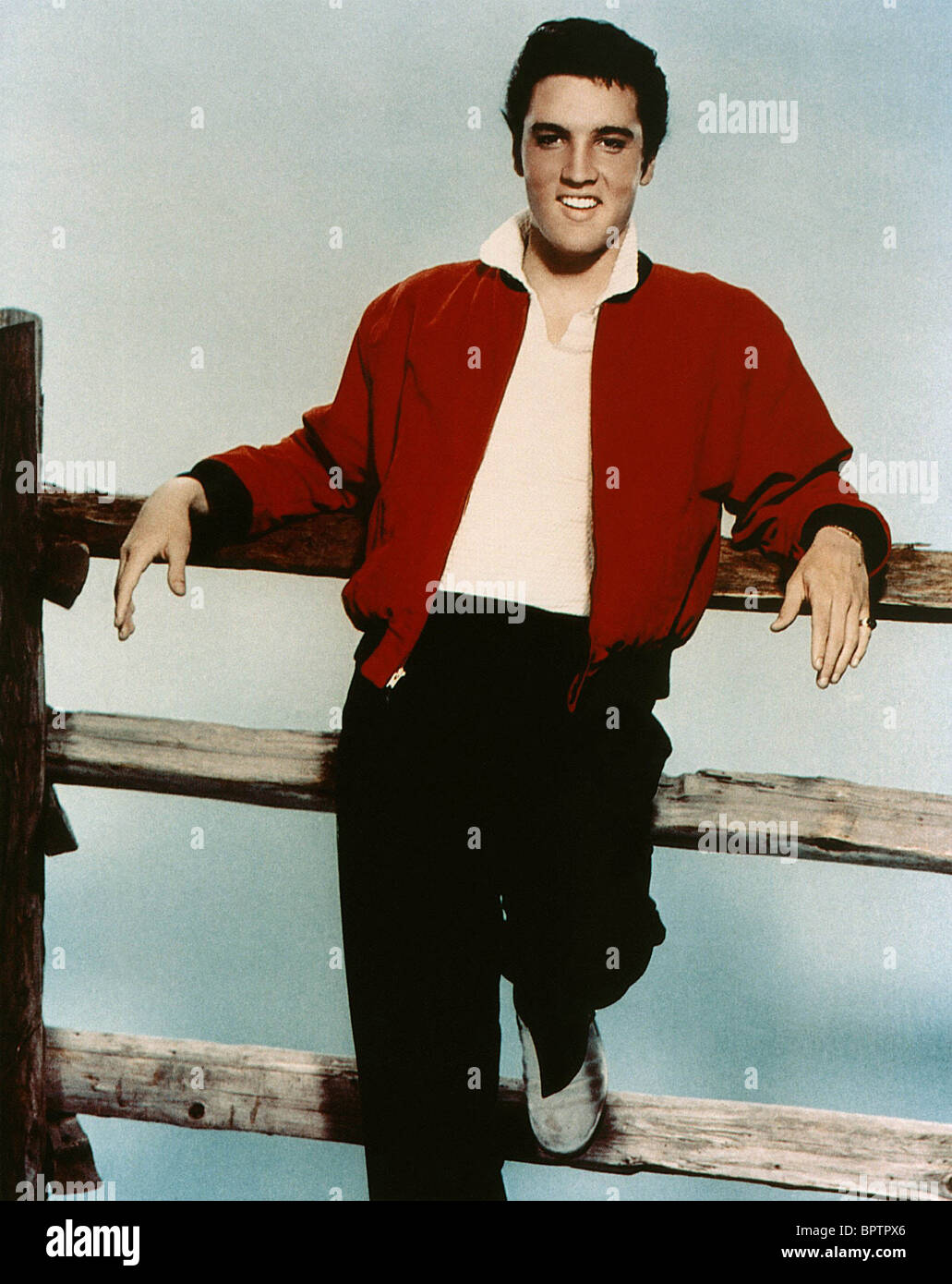ELVIS PRESLEY SINGER (1960) Stock Photo