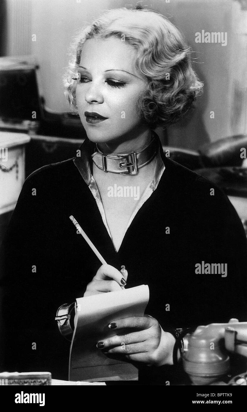 GLENDA FARRELL ACTRESS (1935) Stock Photo