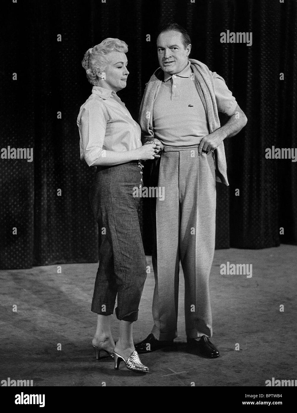 BETTY GRABLE & BOB HOPE ACTRESS WITH ACTOR (1954) Stock Photo