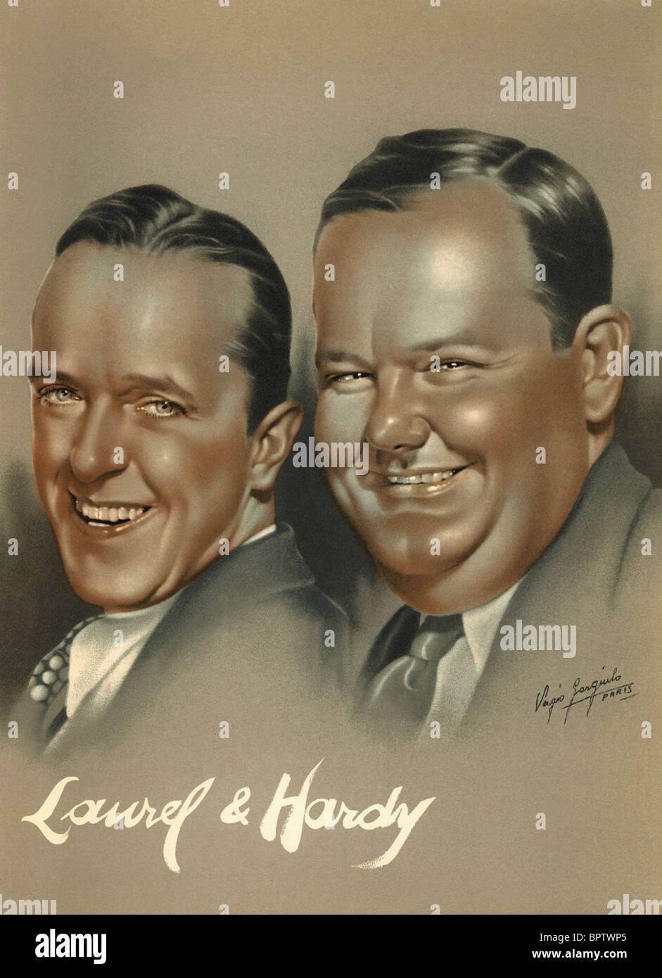 STAN LAUREL OLIVER HARDY LAUREL & HARDY (1934) Stock Photo