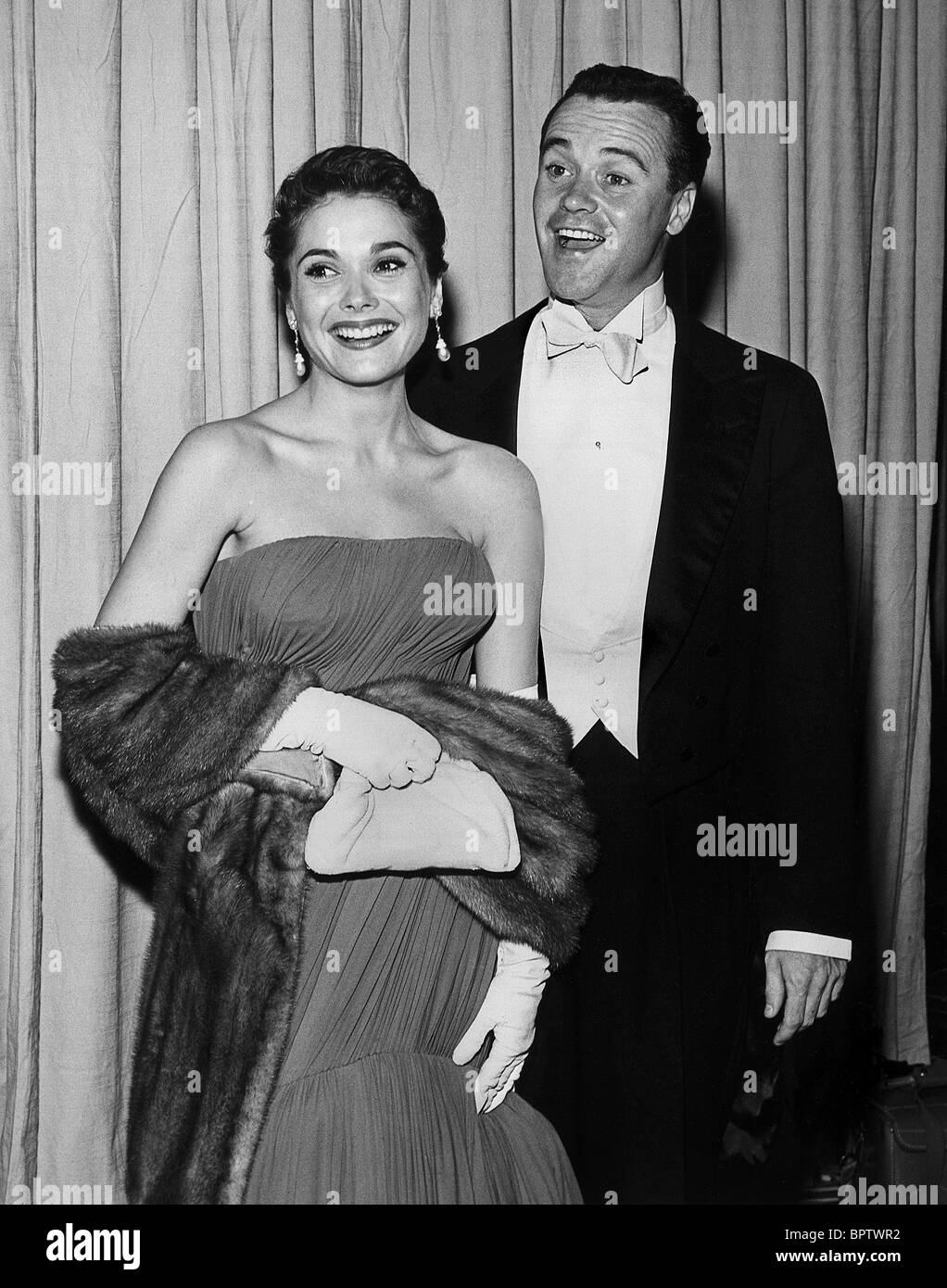 FELICIA FARR & JACK LEMMON MARRIED ACTRESS & ACTOR (1962) Stock Photo