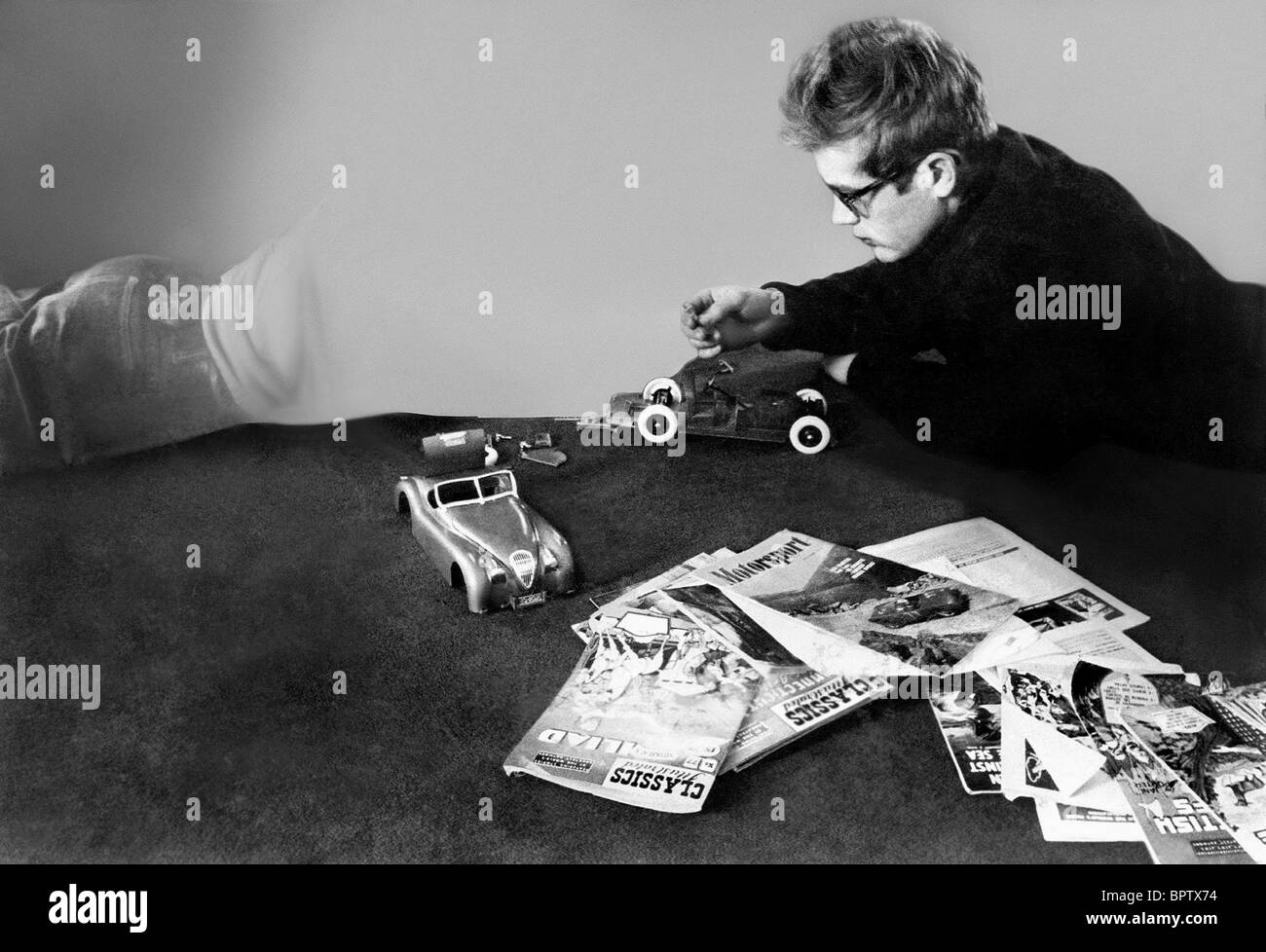 JAMES DEAN ACTOR (1955) Stock Photo