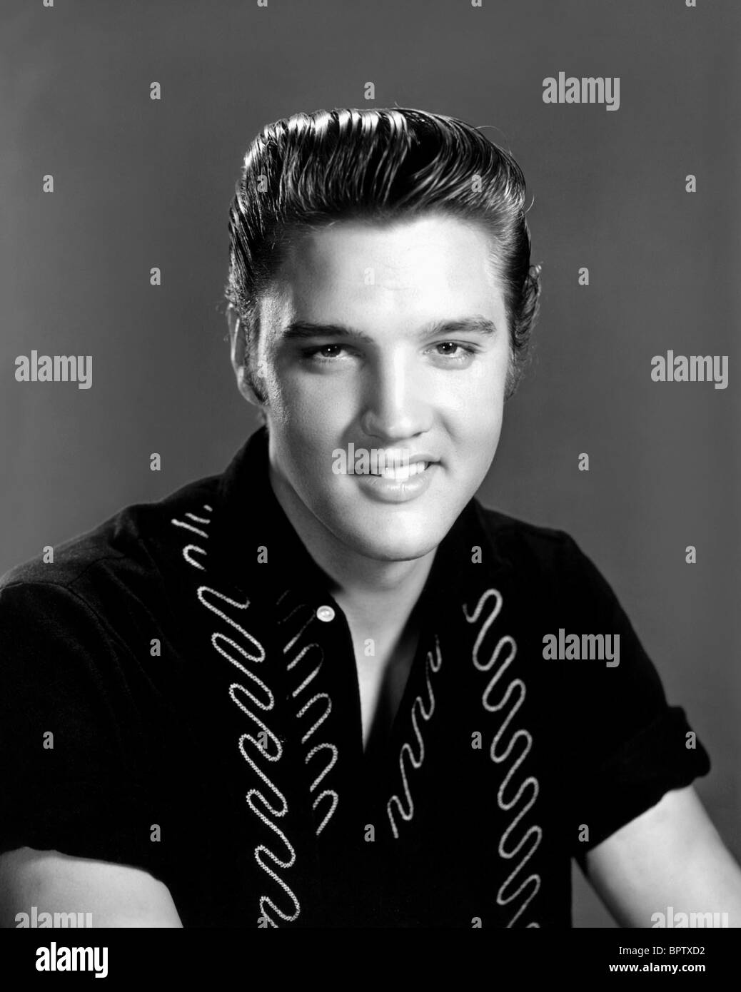 ELVIS PRESLEY SINGER & ACTOR (1958) Stock Photo