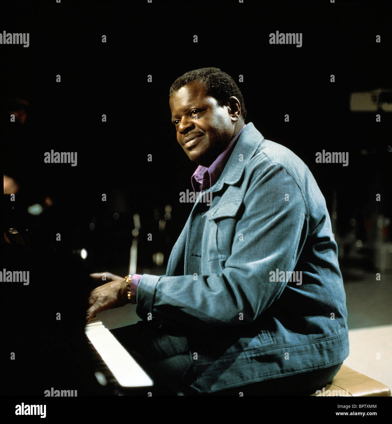 OSCAR PETERSON MUSICIAN (1975) Stock Photo