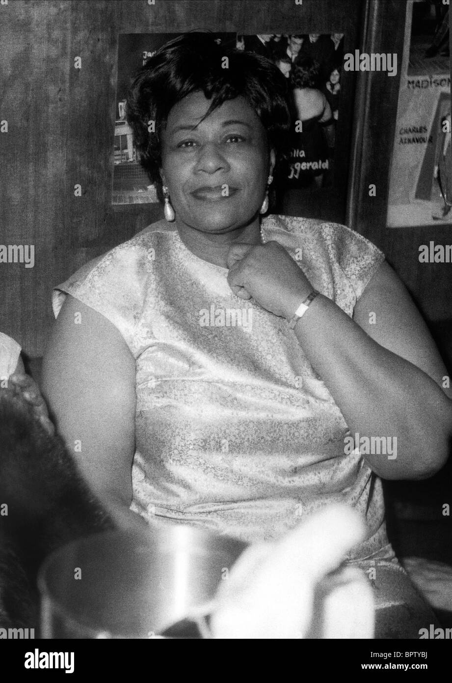 ELLA FITZGERALD SINGER (1964) Stock Photo