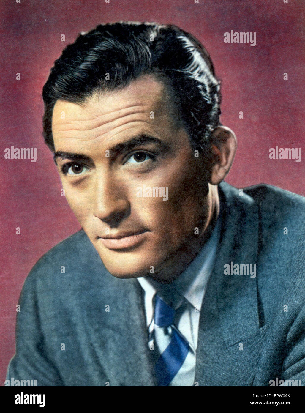 GREGORY PECK ACTOR (1952) Stock Photo