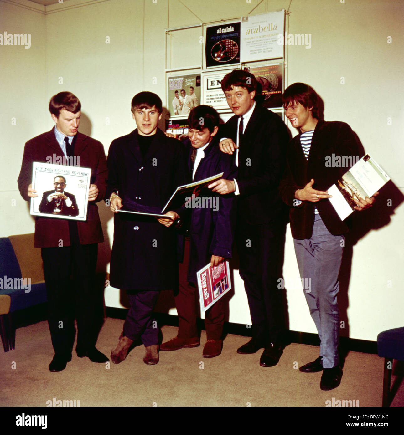 Alan Price Eric Burdon John Steel Hilton Valentine Bryan Chandler Stock Photo Alamy