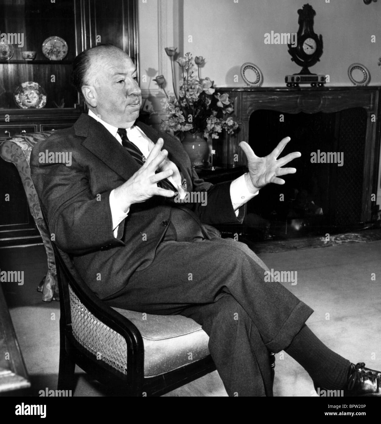 ALFRED HITCHCOCK DIRECTOR (1956) Stock Photo
