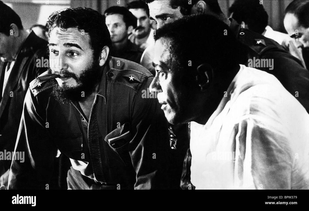 FIDEL CASTRO & LAZARO PENA CUBAN REVOLUTIONARIES 01 June 1961 Stock Photo