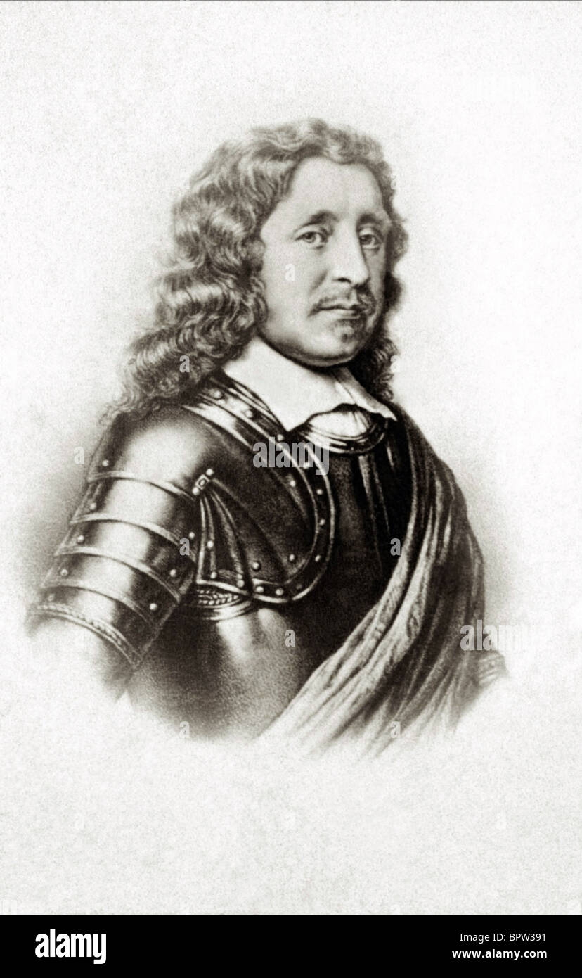 OLIVER CROMWELL LORD PROTECTOR OF ENGLAND 01 January 1753 Stock Photo