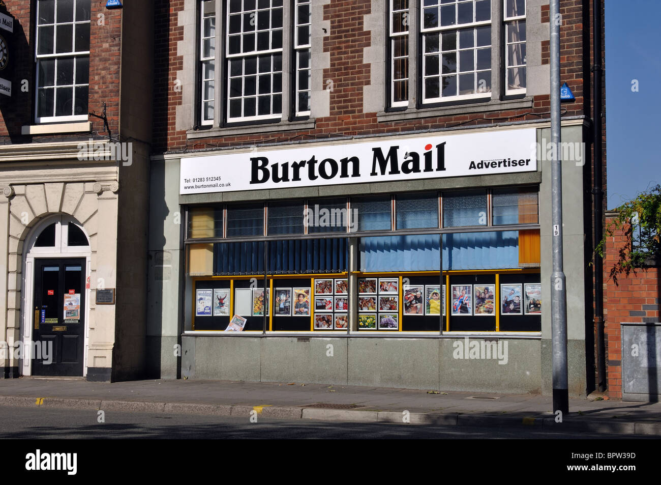 Burton Mail newspaper offices, Burton on Trent, Staffordshire, England, UK Stock Photo