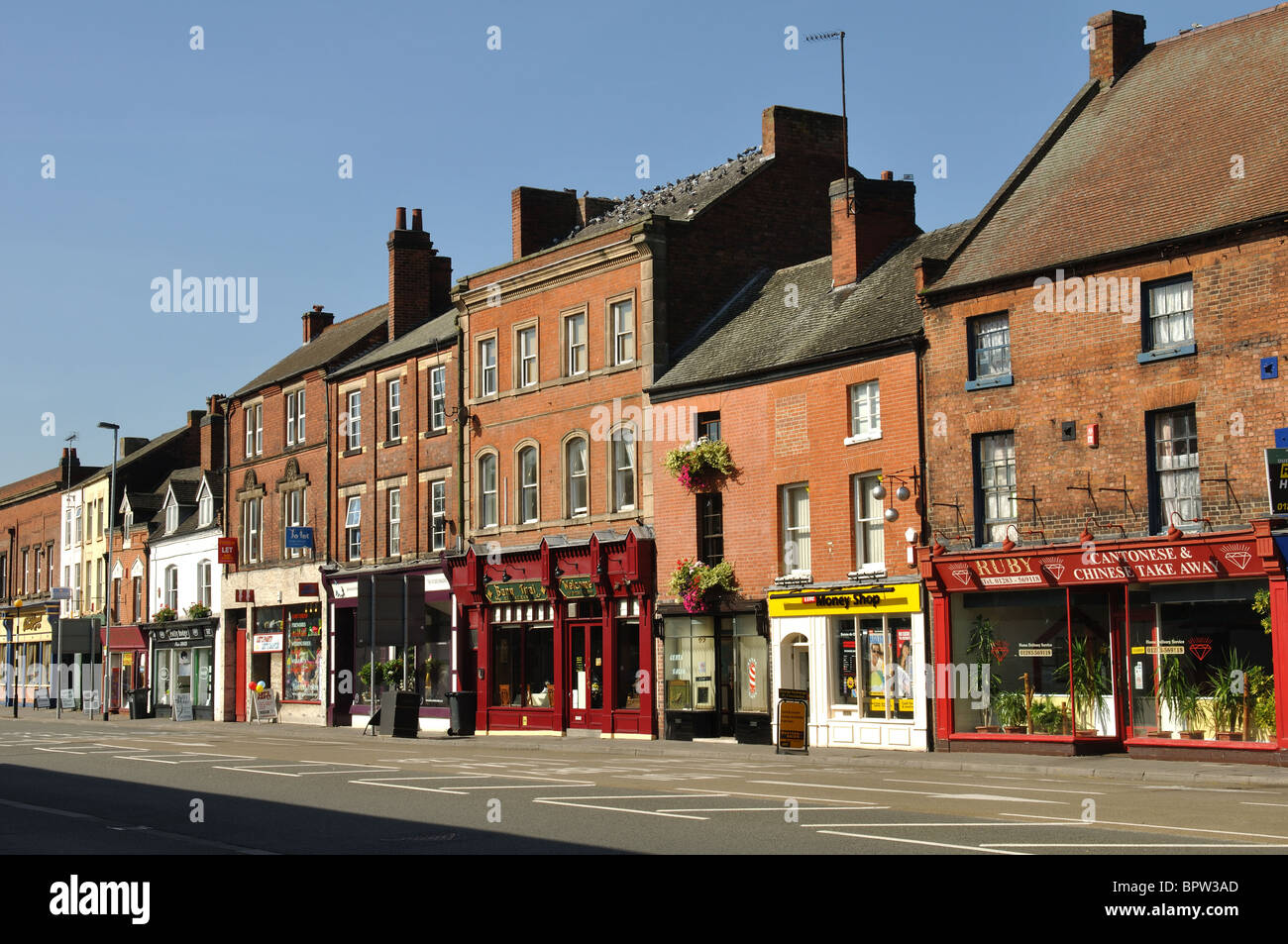 High Street, Burton on Trent, Staffordshire, England, UK Stock Photo