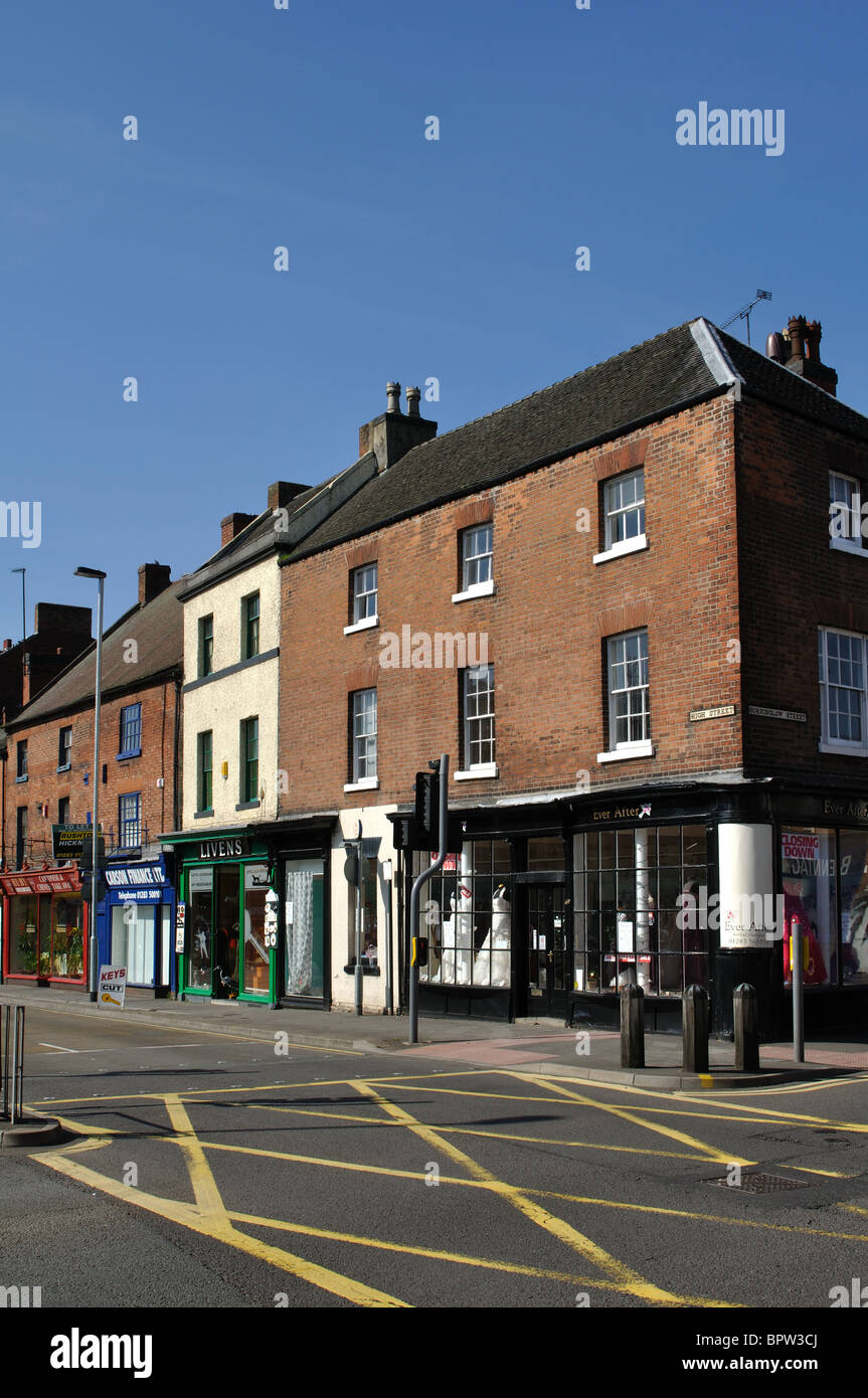 High Street, Burton on Trent, Staffordshire, England, UK Stock Photo