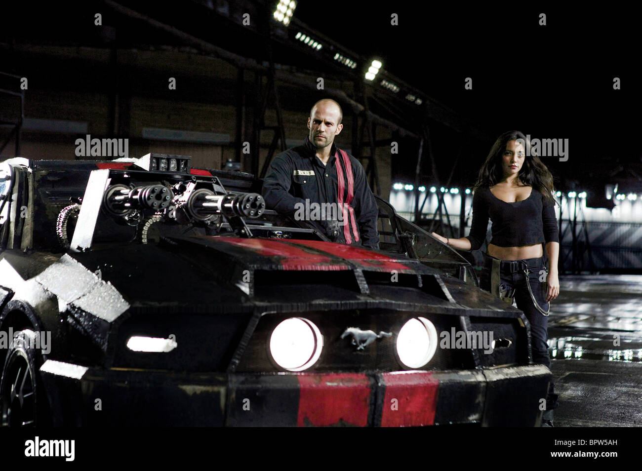 Jason Statham Natalie Martinez Death Race 2008 Stock Photo Alamy