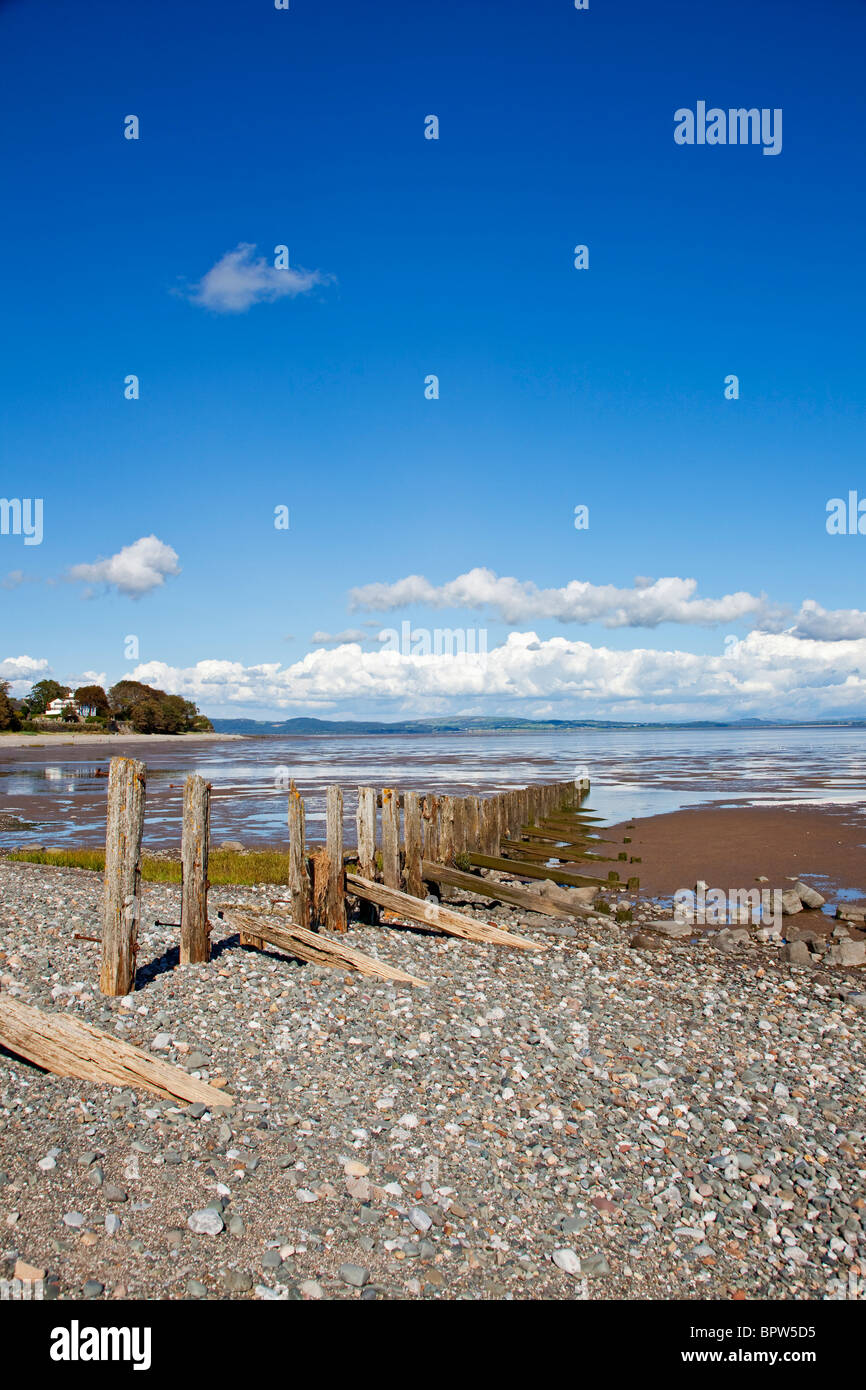 The beach at Baycliff Cumbria England UK Stock Photo Alamy