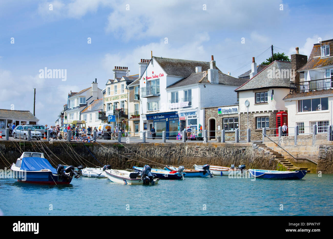 St Mawes harbour cornwall Stock Photo