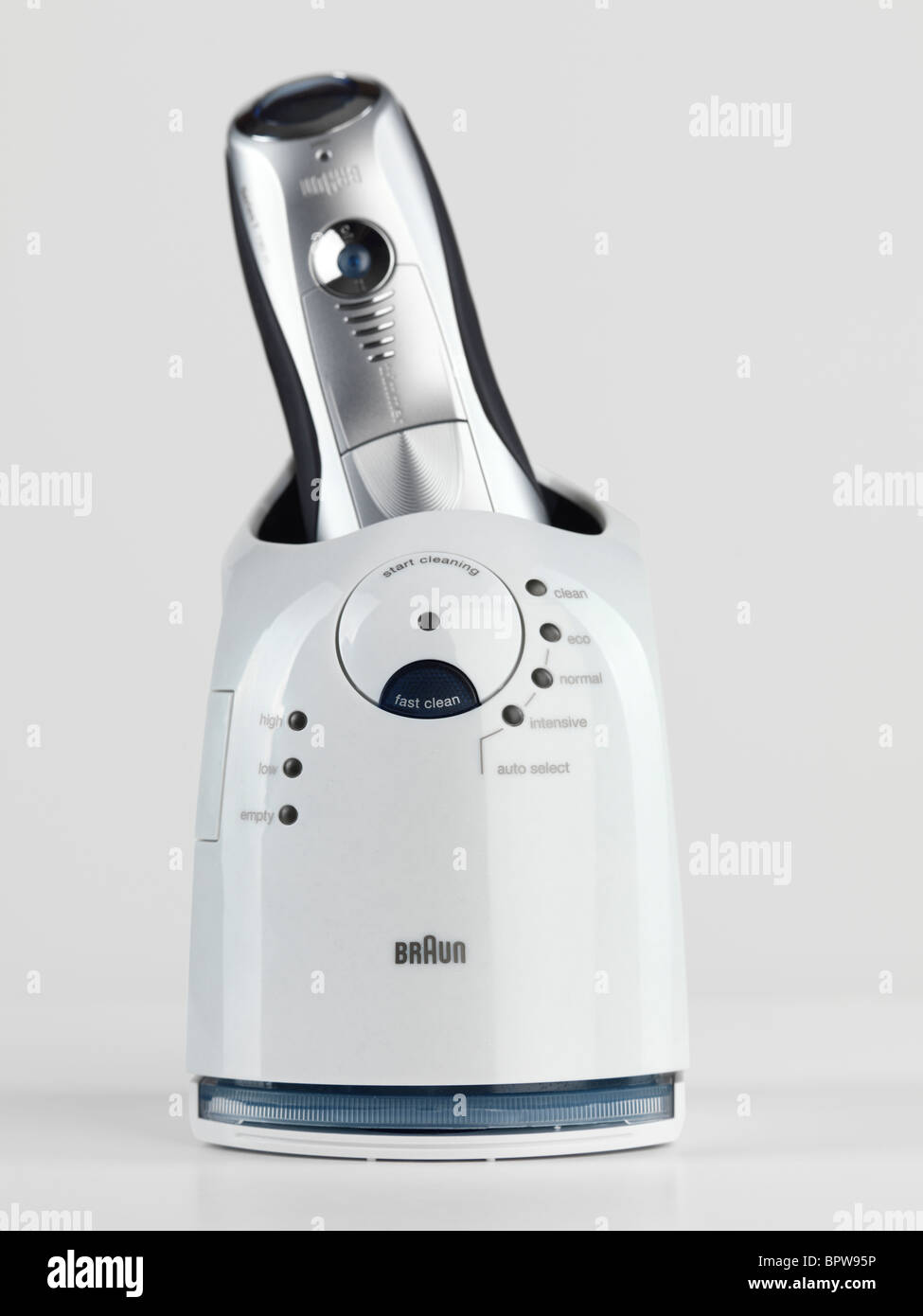 Braun 790CC 9595 Pulsonic self cleaning electric shaver isolated on