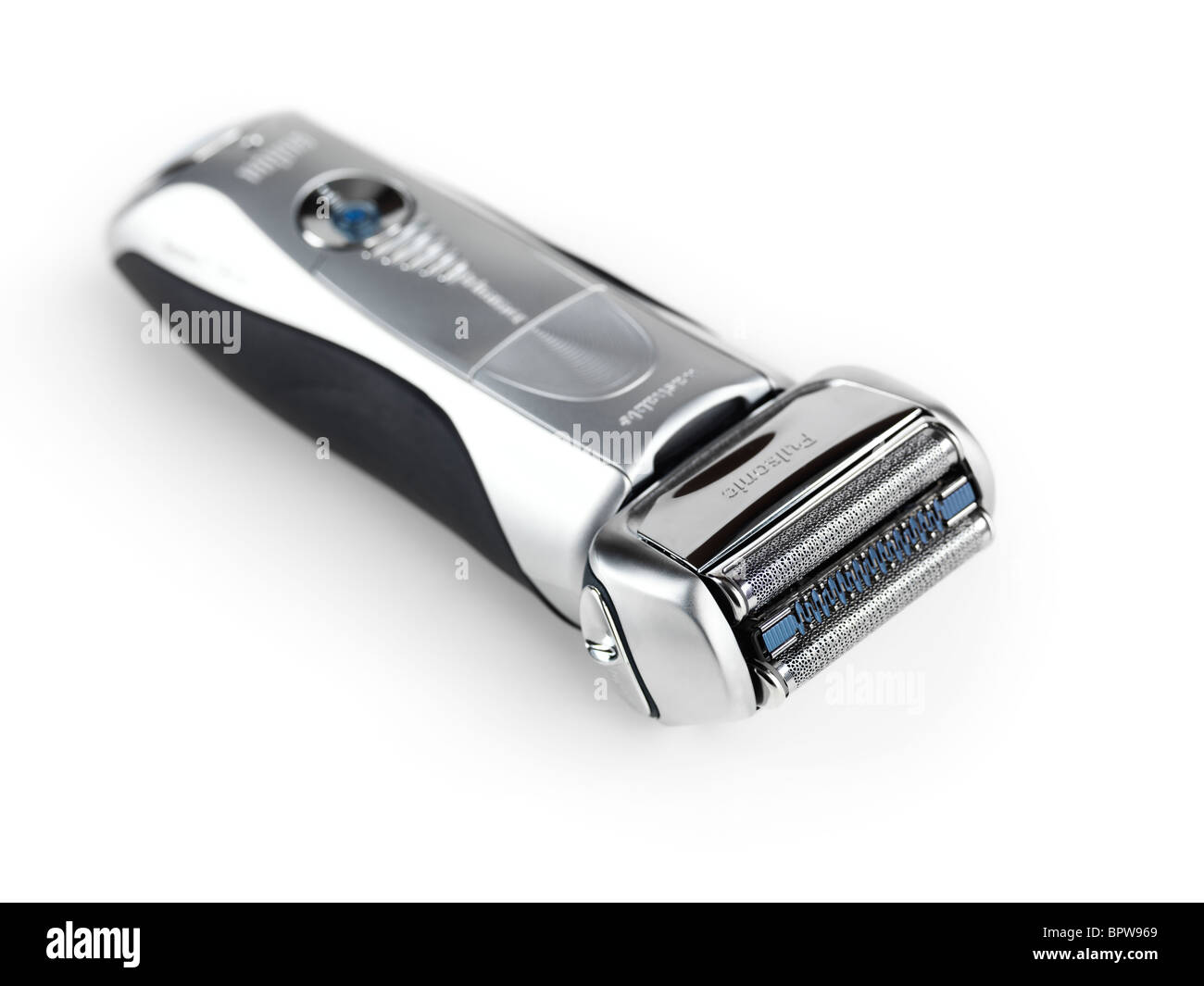Braun 790CC - 9595 Pulsonic electric shaver isolated on white background  Stock Photo - Alamy
