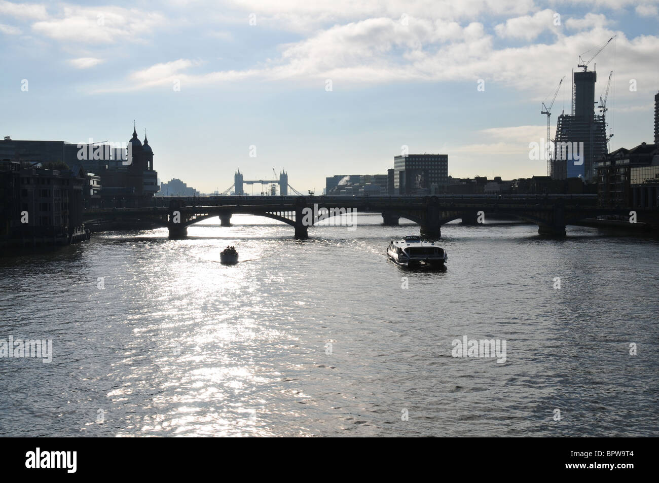 Tower Bridge, early morning Stock Photo