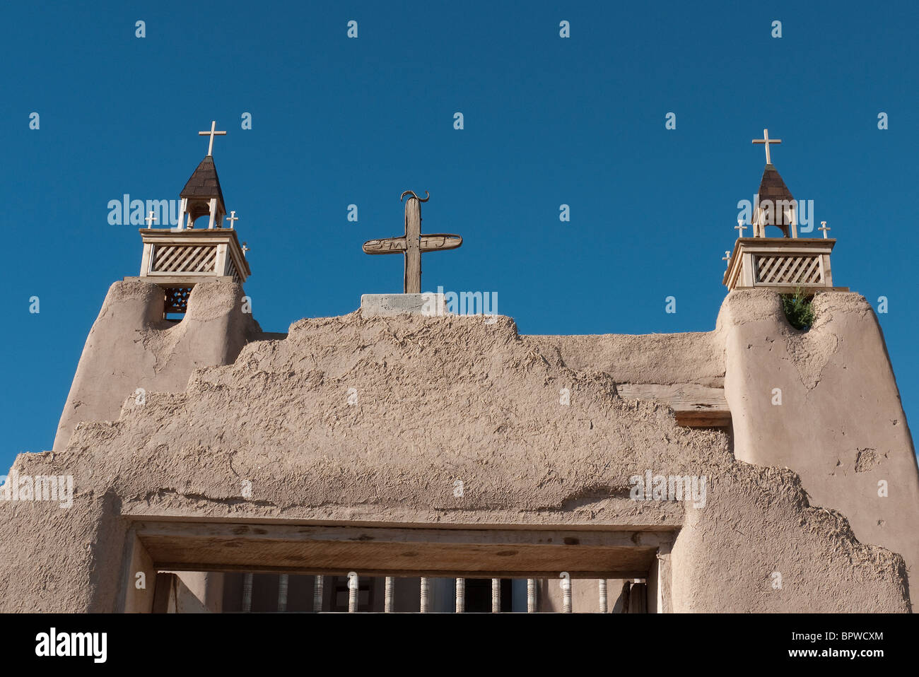 Detail of San Jose de Gracia Catholic church built by the Spanish in