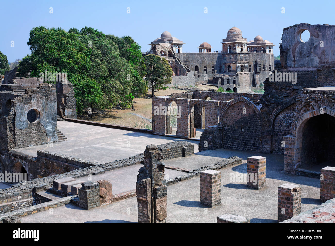 The Royal Enclave, Mandu, Madhya Pradesh, India Stock Photo