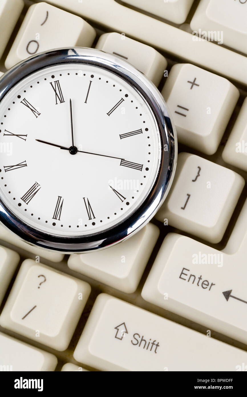 Computer clock hires stock photography and images Alamy