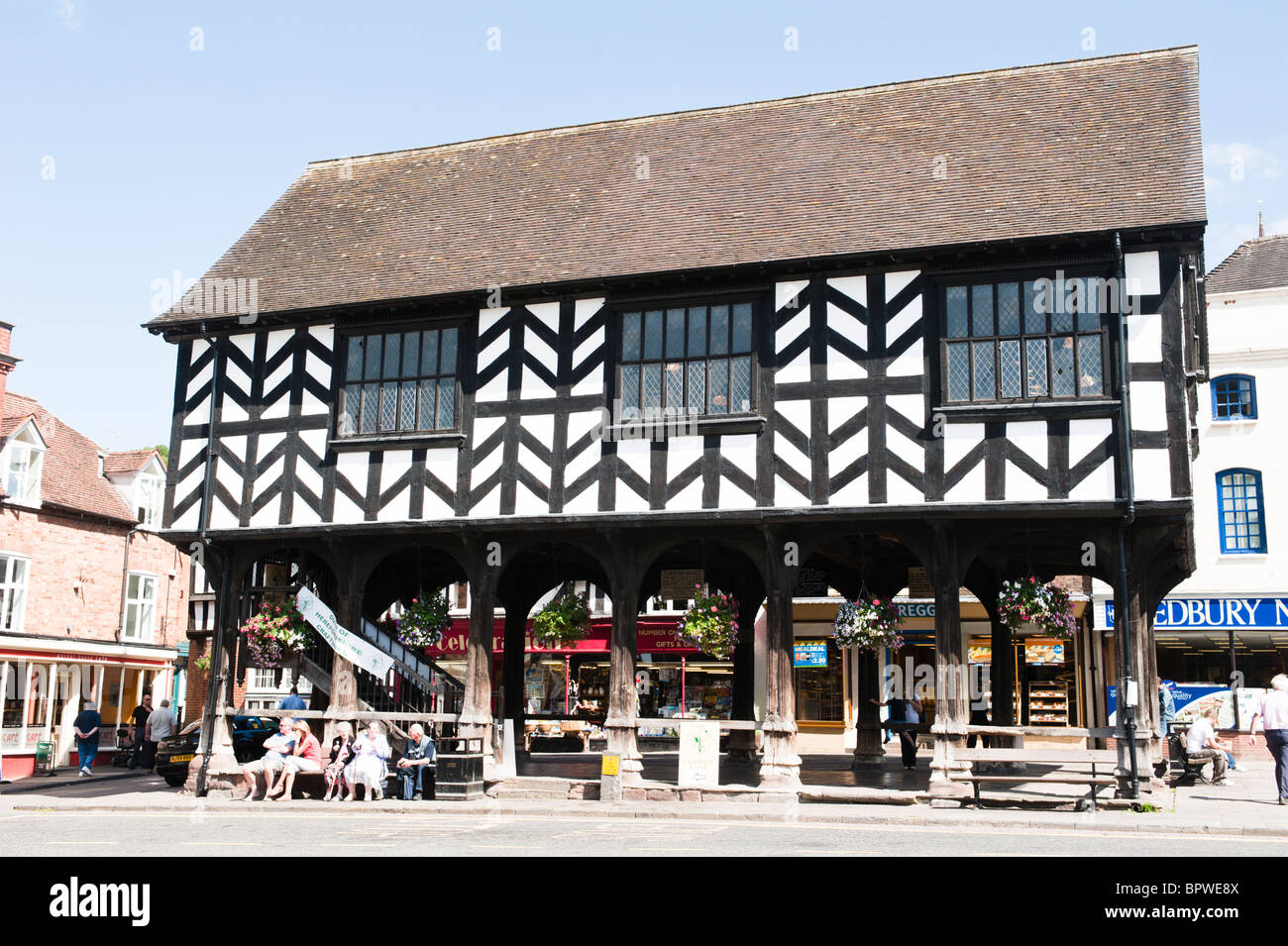Market House in Ledbury Stock Photo Alamy