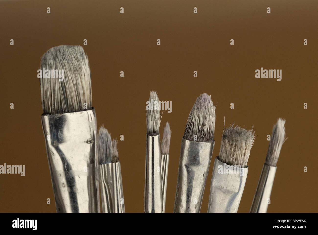 Old paint brushes hi-res stock photography and images - Alamy