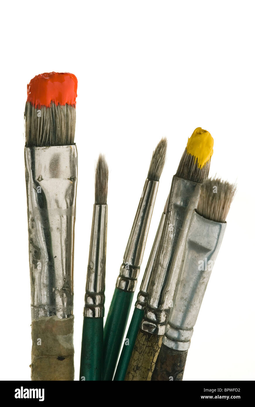 Artists brushes. Stock Photo