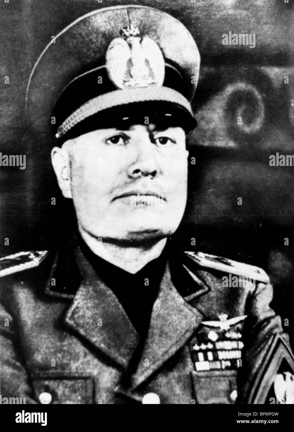 BENITO MUSSOLINI ITALIAN LEADER 02 July 1941 Stock Photo