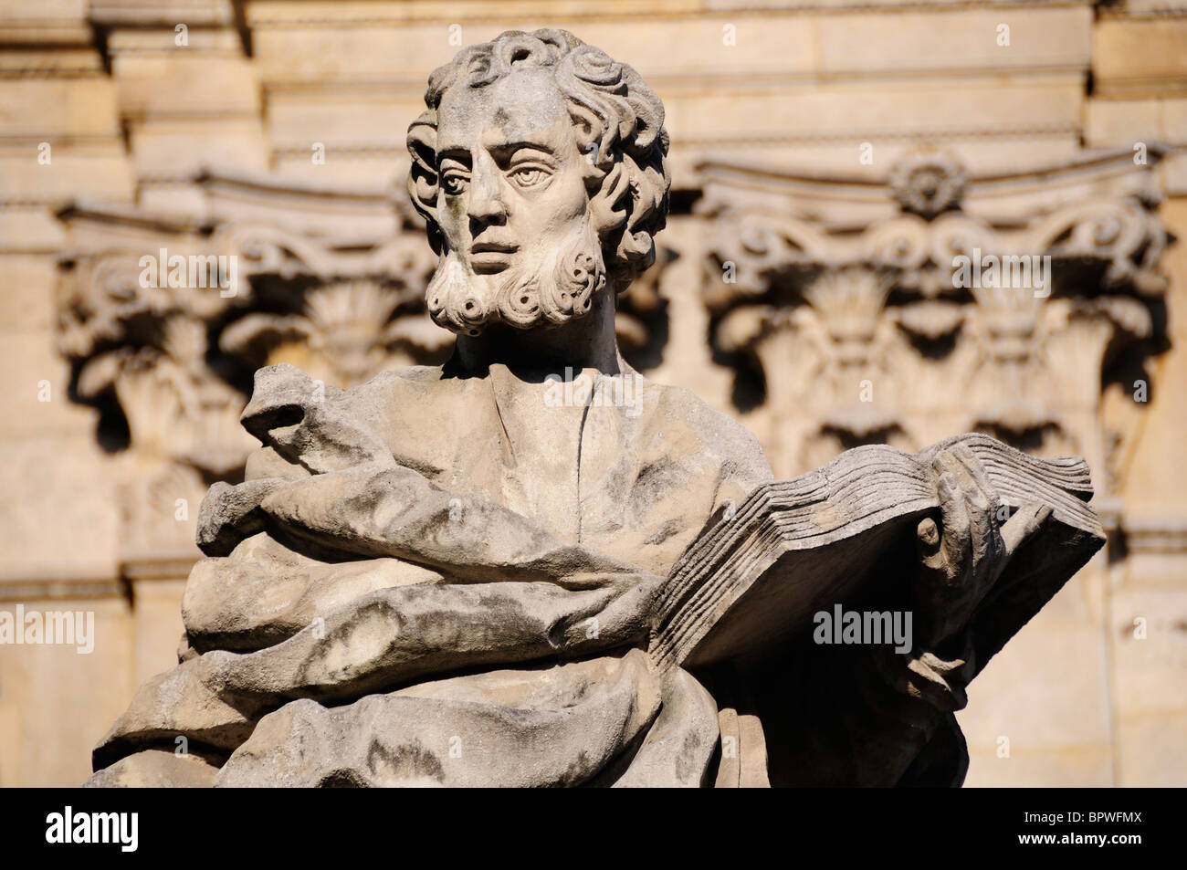 Apostle statue at St Peter & Paul Church in Krakow Stock Photo