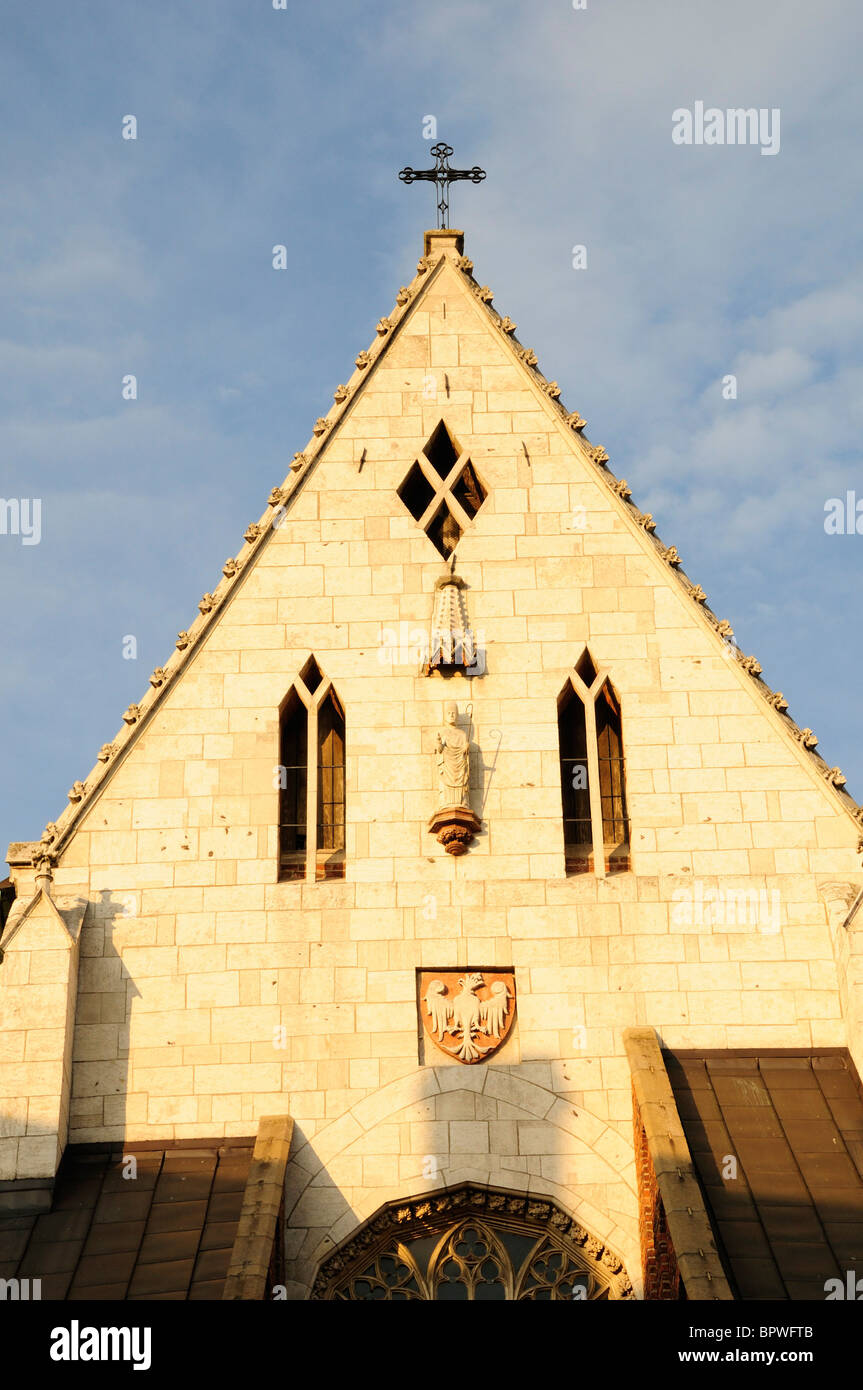 Gothic architectural feature at Wawel Cathedral in Krakow Stock Photo