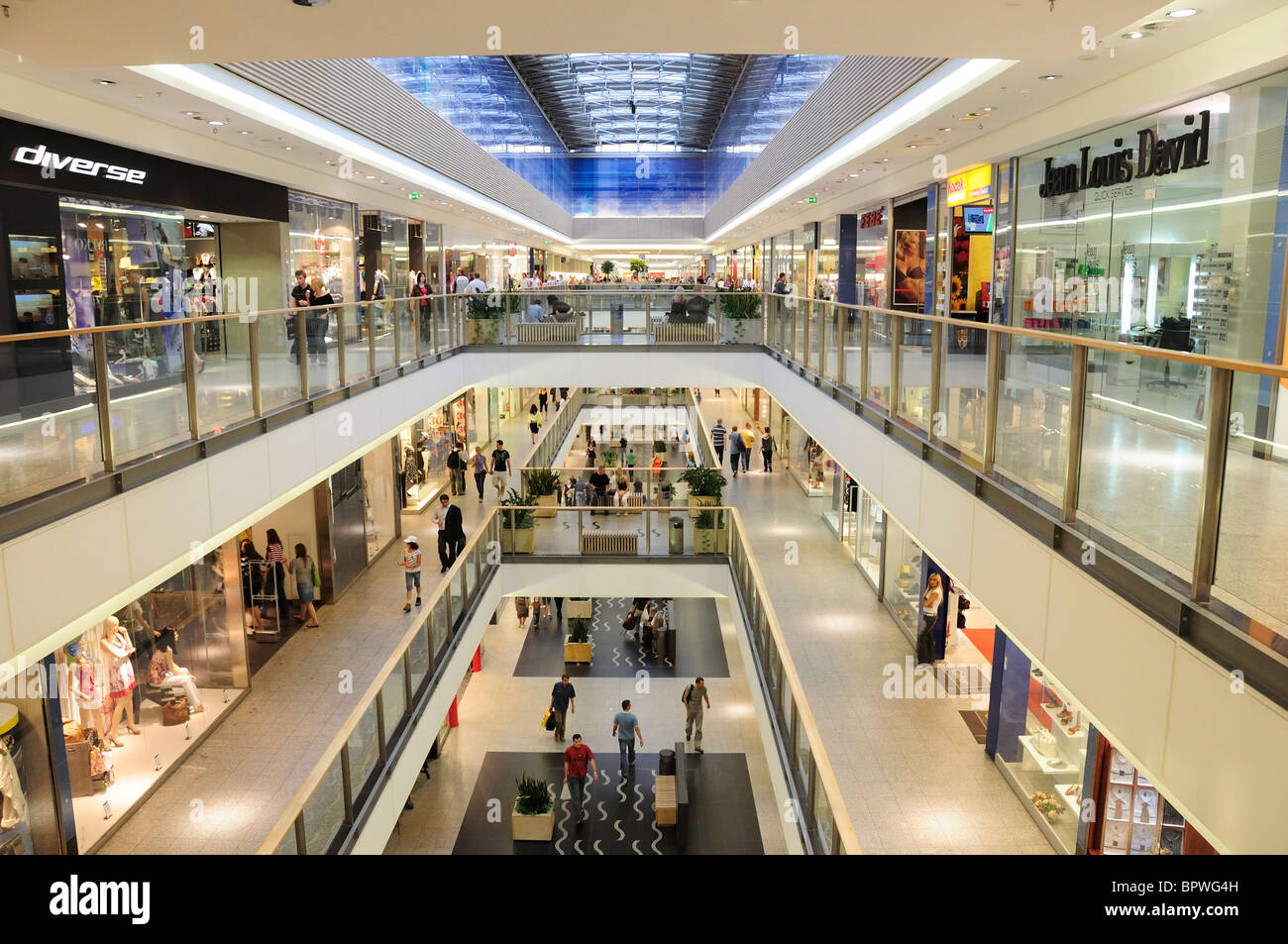 Shopping Mall interior at the Galeria Krakowska, Krakow's biggest shopping  centre Kleparz area of Krakow Stock Photo - Alamy